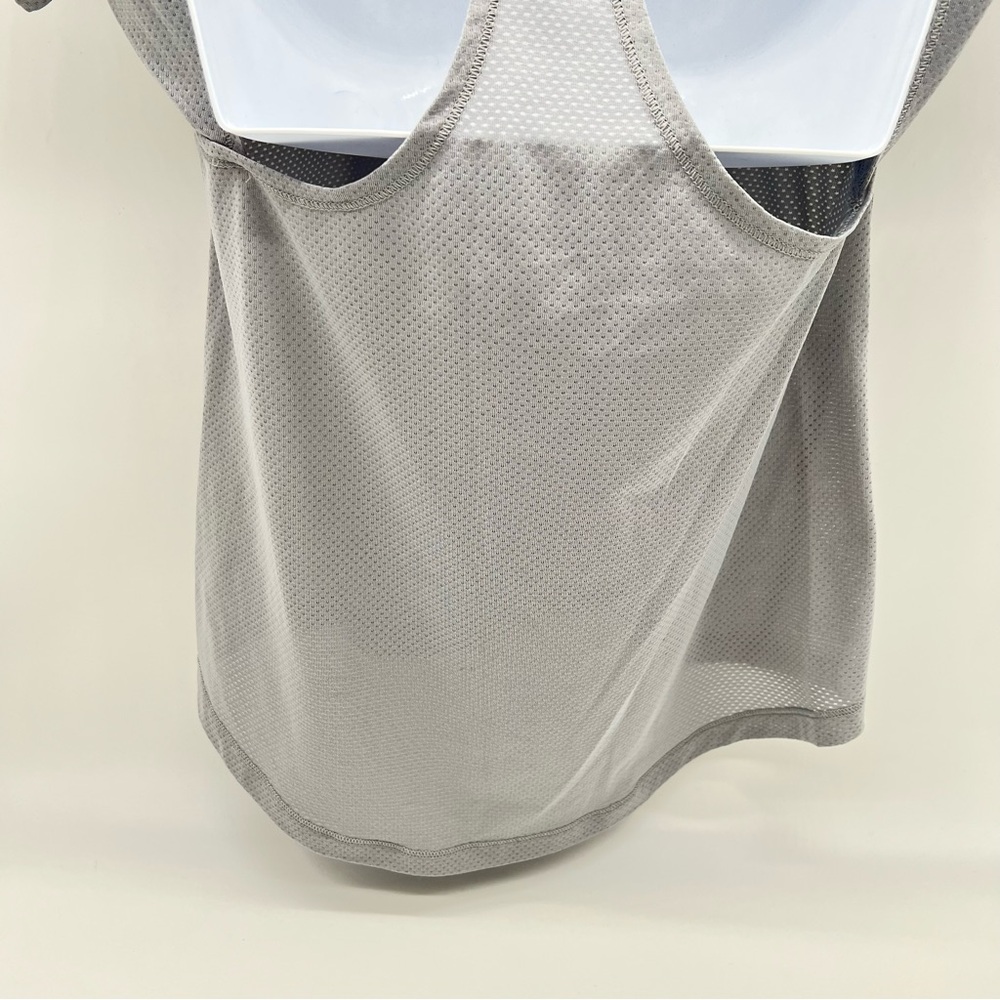 Victoria's Secret Victoria Sport Light Gray Short Open Back Sleeve Tee-Size XS - Picture 8 of 10